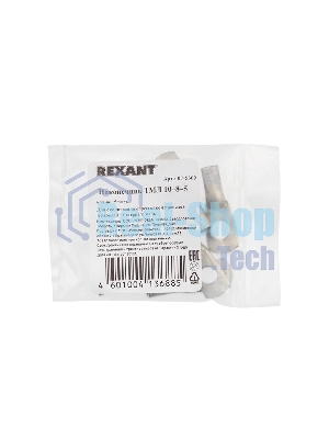 Наконечник Rexant ТМЛ 10–8–5 (10 мм²-Ø 8 мм) ГОСТ 7386-80 (в упак. 5 шт.)