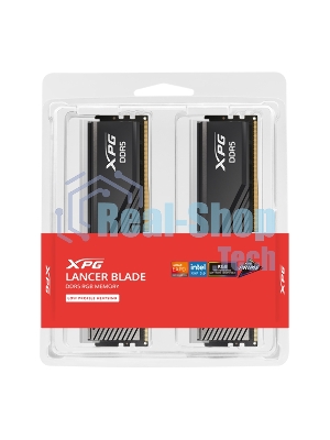 Оперативная память XPG Lancer Blade, DDR5, 32GB (2x16GB), 6000MHz, CL30, DIMM, с радиаторами, RGB, черный