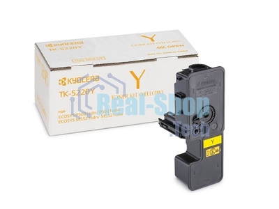 Картридж лазерный Kyocera TK-5220Y (1T02R9ANL1) желтый для P5021cdn/cdw, P5026cdn/cdw, M5521cdn/cdw, 1200 стр.