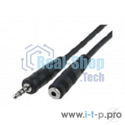 Кабель-удлинитель 5bites AC35J-010F 3.5 Jack/M - 3.5 Jack/F, 1м, стерео