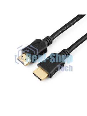 Кабель Cablexpert HDMI CC-HDMI4L-10, 19M/19M, v2.0, серия Light, позол.разъемы, экран, 3м, черный, пакет