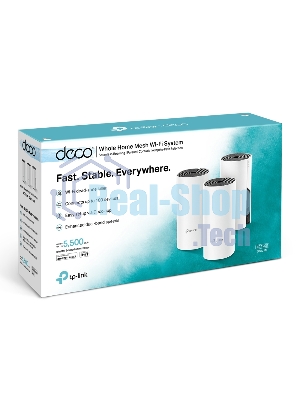 Бесшовный Mesh роутер TP-Link Deco M4 (DECO M4(3-PACK)) AC1200 10/100/1000BASE-TX (упак.:3шт)