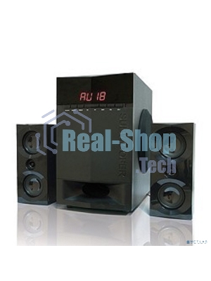 Акустическая система Dialog Progressive AP-230 BLACK акустические колонки 2.1, 35W+2*15W RMS, Bluetooth, USB+SD reader