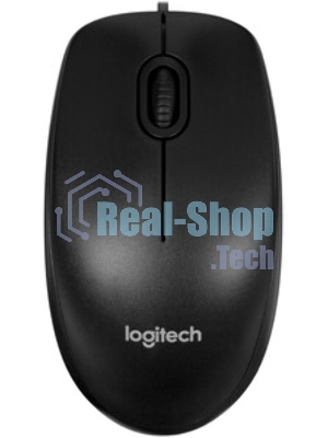Мышь проводная Logitech M90 черный/серый, 1000 dpi, USB, кнопки - 3