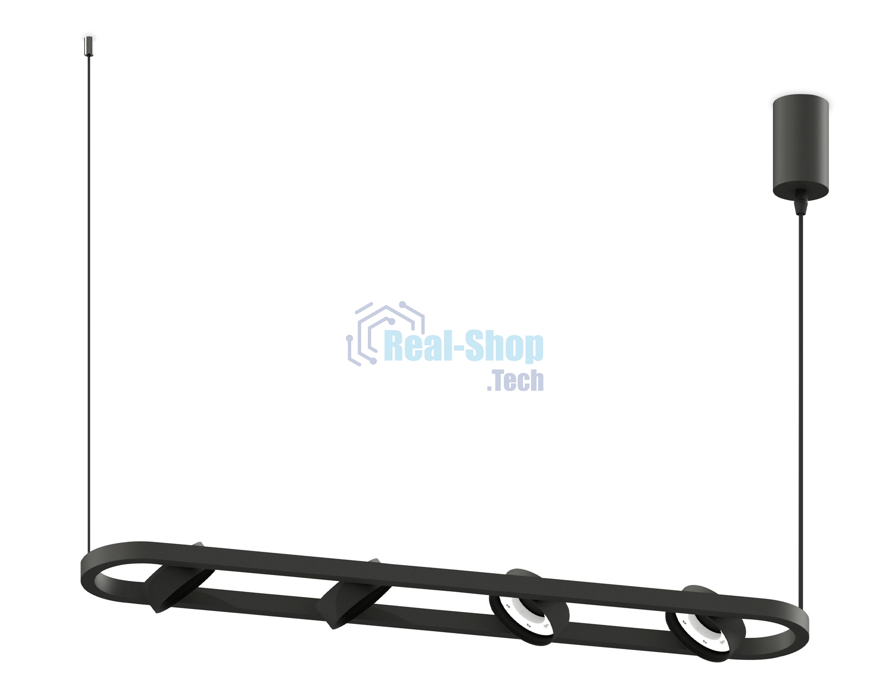 Корпус светильника C9164/4 SBK черный песок 800*126*800mm GX53/4