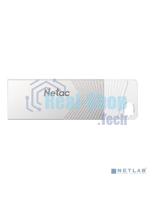 Флешка USB Netac UM1 (NT03UM1N-016G-32PN), 16Gb, USB 3.2, R/W 150/45, серебристый
