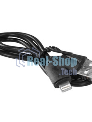 Кабель USB Гарнизон GCC-USB2-AP2-1M AM/Lightning, для iPhone5/6/7, IPod, IPad, 1м, черный, пакет