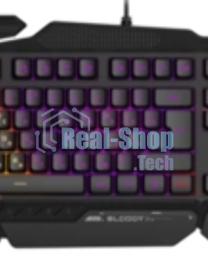 Клавиатура проводная A4Tech Bloody B310N черный USB Multimedia for gamer LED (подставка для запястий) (B310N)