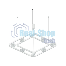 Корпус светильника C9177/8 SWH белый песок 700*700*800mm GX53/8