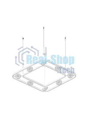Корпус светильника C9177/8 SWH белый песок 700*700*800mm GX53/8
