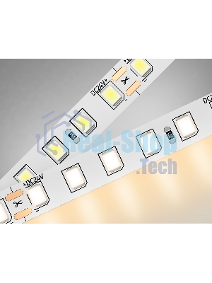 Светодиодная лента Ambrella light GS3101 2835 120Led/ 10W m/ 24V IP20 3000K/ 5000*8*1.2mm (2 конт.)