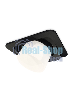 Комплект встраиваемого поворотного светильника Ambrella light XC7659085 SBK/FR черный песок/белый матовый MR16 GU5.3 (C7659, N7170)