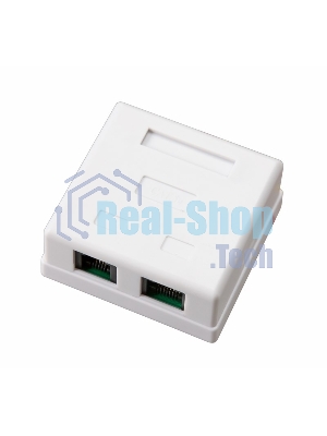 Рoзетка комбинированная внешняя Rexant, RJ-45(8P-8C) + RJ-11(6P-4C), UTP неэкранированная
