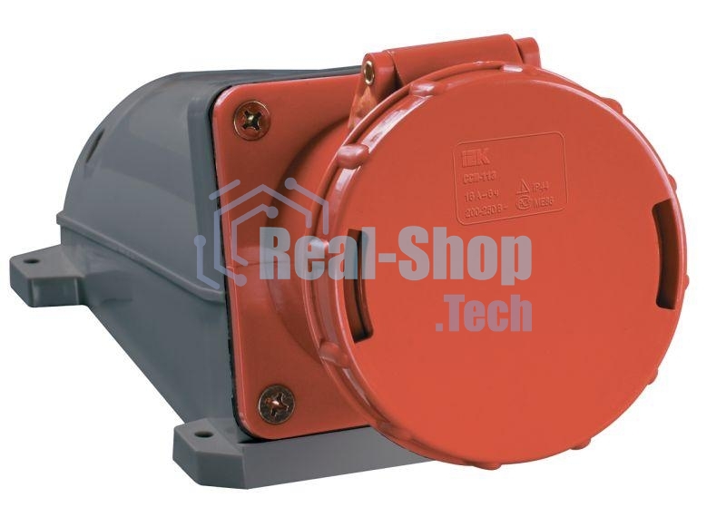 Розетка IEK PSR12-063-5 135 стационарная 3Р + РЕ+ N 63А 380В IP54 IEK