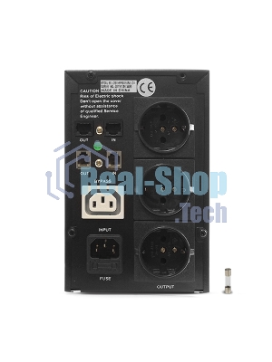 Источник бесперебойного питания CROWN 800VA/450W, металл, 1x12V/9AH, розетки 3*EURO+1*IEC bybass, трансформатор AVR 145-280V, LCD дисплей, съемный кабель 1.2м, фильтр телефонной и ethernet линии RJ11/45, защита батареи, от перегрузки, от КЗ