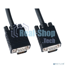 Кабель PERFEO VGA/SVGA вилка - VGA/SVGA вилка, с ф/фильтрами, 3 м. (V7002)