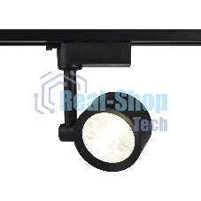Трековый однофазный светодиодный светильник Ambrella light GL6392 BK черный LED 12W 4200K 24°