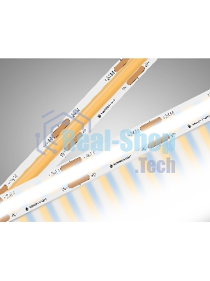 Светодиодная лента Ambrella light GS4901 COB 608Led/ 12W m/ 24V IP20 CCT 3000-6500K/ 5m*8mm*2.2mm (3 конт.)
