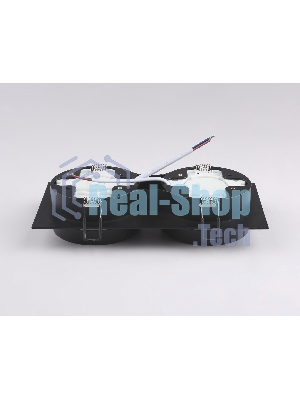 Светильник Ambrella light TN52424/2 BK/FR черный/белый матовый GX53 max 12W 210*105*45