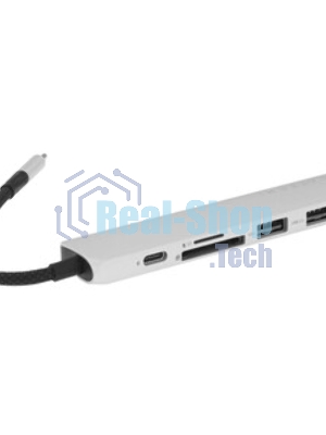 Док-станция Satechi ST-P6SS, USB Type-C, USB Type-C/HDMI/2xUSB Type-A/SD/microSD, USB Type-C