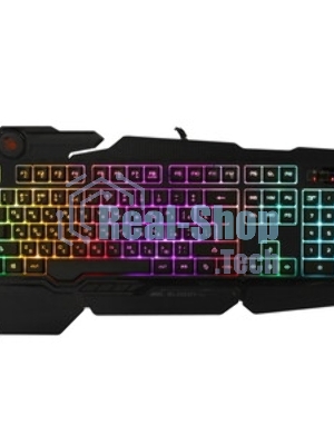 Клавиатура проводная A4Tech Bloody B310N черный USB Multimedia for gamer LED (подставка для запястий) (B310N)