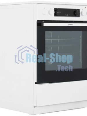 Плита электрическая Gorenje GEC6C40WD белый, конфорок 4 электрических, духовка 71 л, 60 см x 85 см x 60 см