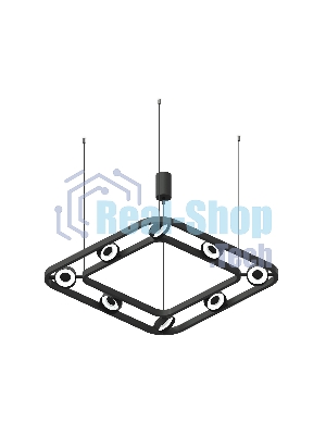 Корпус светильника C9182/8 SBK черный песок 700*700*800mm GX53/8