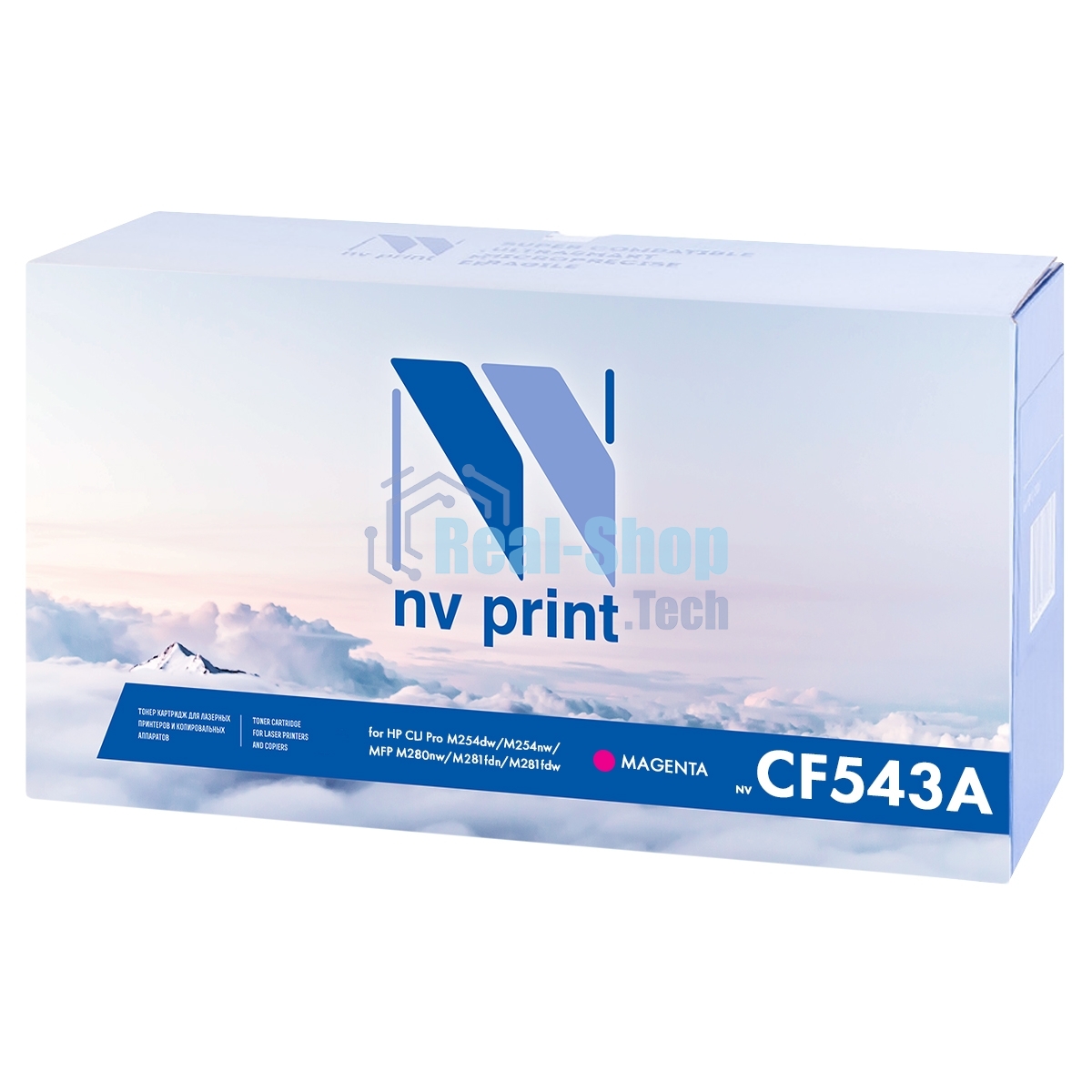 Картридж лазерный NVPrint совместимый HP CF543A Magenta для Color LaserJet Pro M254dw/M254nw/MFP M280nw/M281fdn/M281fdw (1300k)