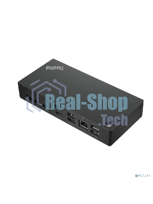 USB-концентратор Lenovo 40AY0090CN ThinkPad Universal USB-C Dock 2x DP 1.4, 1x HDMI 2.0, 3x USB 3.1, 2x USB 2.0, 1x USB-C, 1x RJ-45, 1x Combo Audio Jack 3.5мм pi