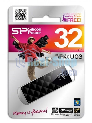 Флешка USB 32Gb Ultima U03 SP032Gb,UF2U03V1K USB 2.0 черный