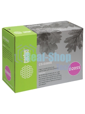 Картридж лазерный Cactus CS-D205S черный (2000 стр.) для SAMSUNG ML-3310D/3310ND/3710D/3710ND/SCX-4833FD/4833FR/5637FR