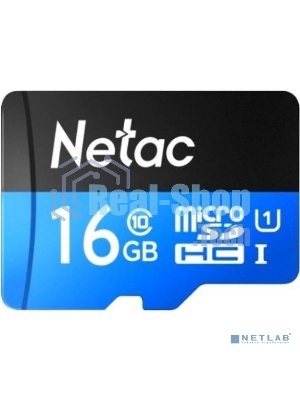 Флеш карта microSDHC 16Gb Netac P500 NT02P500STN-016G-S (без SD адаптера) 80Mb/s