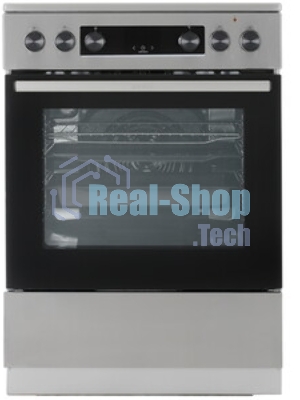 Плита электрическая Gorenje GECS6C70XC серебристый, конфорок 4 электрических, духовка 71 л, 60 см x 85 см x 60 см