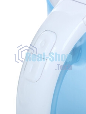 Электрочайник Centek CT-0054 синий, 0.6 л, 650 Вт, скрытый нагревательный элемент