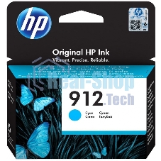 Картридж струйный HP 912 3YL77AE голубой (315стр.) для HP OfficeJet 801x/802x