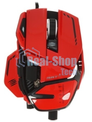 Мышь проводная Mad Catz R.A.T. 8+ ADV красный, 20000 dpi, USB, кнопки - 11