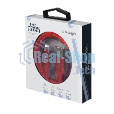 Кабель Crown USB - Lightning CMCU-3103L red