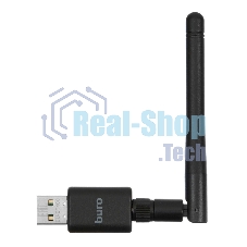 Адаптер USB Buro Bluetooth 4.0+EDR class 1 100м черный
