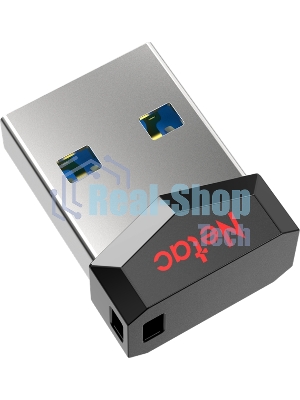 Флешка USB Netac UM81 (NT03UM81N-032G-20BK), 32Gb, USB 2.0, R/W 30/10, черный/красный