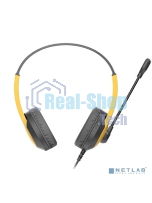 Гарнитура A4Tech Fstyler FH100U желтый/черный, проводная