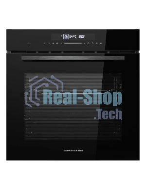Встраиваемый духовой шкаф Kuppersberg HT 613 Black, High-Tech, объем 72 л, 12 режимов работы, быстрый нагрев, телескопические направляющие, доводчик двери, таймер, термощуп, 3 стекла в дверце, сенсорное управление, блокировка от детей, энергоэффективность А+, черный