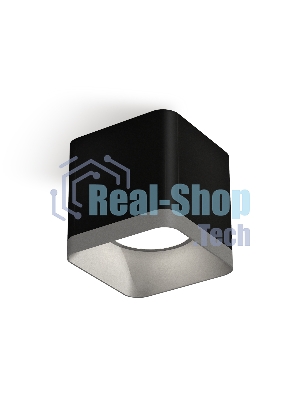 Светильник Ambrella Light XS7806003 SBK/SSL черный песок/серебро песок MR16 GU5.3 (C7806, N7703)