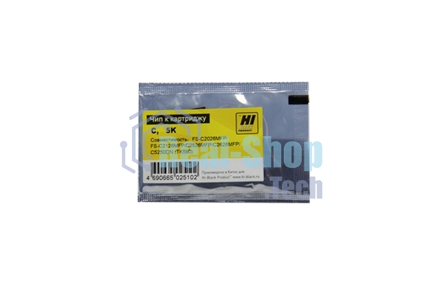 Чип Hi-Black к картриджу Kyocera Mita FS-C2026/C2126MFP/C5250DN, C, TK-590, 5К