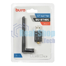 Адаптер USB Buro Bluetooth 4.0+EDR class 1 100м черный