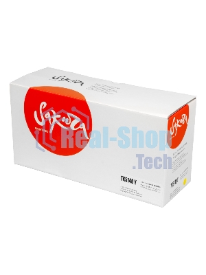 Картридж Sakura TK5140Y для Kyocera Mita, желтый, 5000 к.