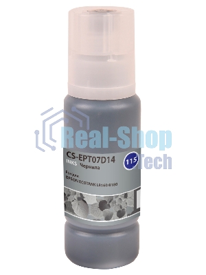 Чернила Cactus CS-EPT07D14 115PBK черный фото 70 мл для Epson ECOTANK L8160/8180