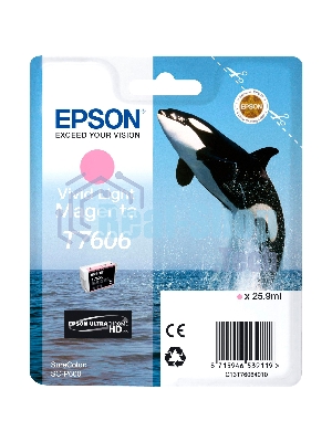 Картридж струйный Epson светло-пурпурный SC-P600