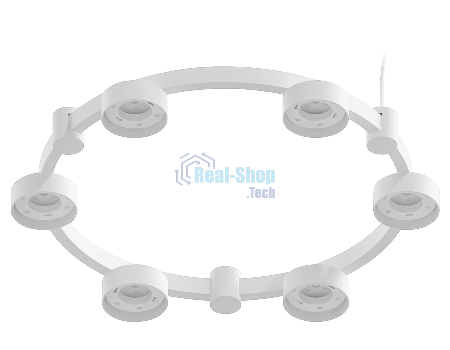 Корпус светильника C9231/6 SWH белый песок D550*70.5mm GX53/6