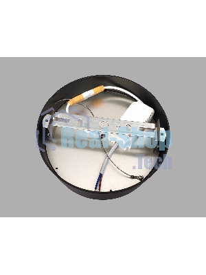 Потолочный светодиодный светильник Ambrella light FV5513 BK черный LED 15W 3000K D120*58 (Без ПДУ)