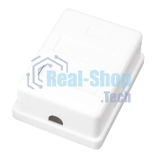 Розетка компьютерная Rexant 1-м ОП RJ45 CAT 5E бел.
